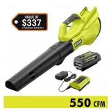 R$159 RYOBI 40V  Cordless Leaf Blower Kit