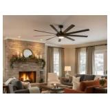 R$339 Fanimation Black Ceiling Fan +led light