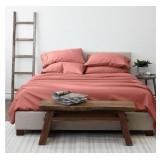 #9 Becky 6-Pcs Solid Bed Sheet Set