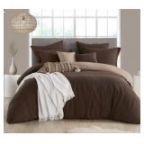#9 Modern Prewashed Crinkle Reversible Duvet Cover