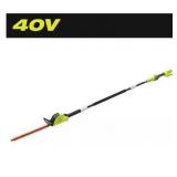 R$149 RYOBI 40V 18' Battery Pole Hedge Trimmer