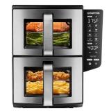 #17Gourmia 11-QT Dual Basket Air Fryer