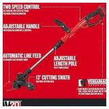 R$99 CRAFTSMAN V20 Cordless String Trimmer & Edger