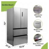 R$1097 Hamilton French Door Refrigerator