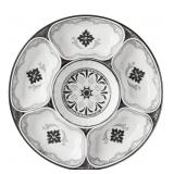 #4  7-Piece Melamine Lazy Susan Serving Set