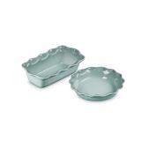 #17 Heritage Pie Dish & Fluted Loaf Pan Set 2 pcs