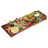 #4 BIRDROCK HOME 31.5" Acacia Wooden Serving Board