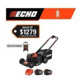 R$699 ECHO 56V 21" 3-in-1 Lawn mower