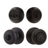 R$130 Kwikset SmartKey Deadbolt Combo Set