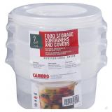 #2 Cambro Round 2-Quart Food Storage Container