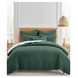 #9 Levtex Home Mills Waffle 2-Pc. Euro Sham Set