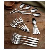 #24 Lenox Cantera 65-Piece 18/10 SS Flatware set