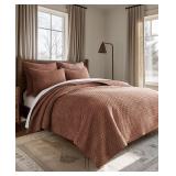 #36  Levtex Home Velvet Stitch  3-Pc. Quilt