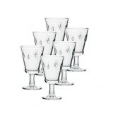 #8 La Rochre Fleur De Lys Glass Set