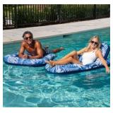 #8 Aqua Luxury Pool Lounger - 2-Pack