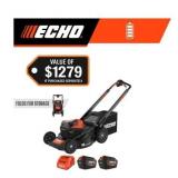 R$699 ECHO 56V 21" 3-in-1 Lawn mower
