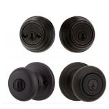 R$130 Kwikset SmartKey Deadbolt Combo Set