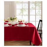 #6 Elrene Solid Texture Tablecloth