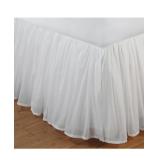 #18Greenland Home Fashions Cotton Voile Bed Skirt