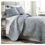 #14Southshore Fine Linens Paisley 3-pcs Quilt