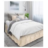 #8 Nestl Bedding 14" Pinch Pleated Bed Skirt