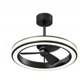 #32 Artika Edwin 23" LED Chandelier Ceiling Fan