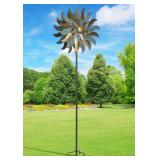 #16 Metal Flower Wind Spinner