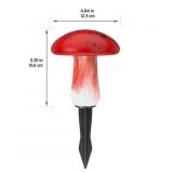 #7 Infinity X1 Glass Solar Mushroom Lights, 2-Pack