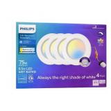 #4 Philips 5/6" LED Recessed 4-Pack