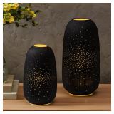 #6 Evergreen LED Porcelain Lantern