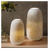 #6 Evergreen LED Porcelain Lantern