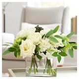 #10 Nearly Natural Faux 10-Inch Mixed Rose & Hydra