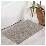 #8 Home Weavers Bell Flower 21-in x 34 bath rug