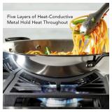 #20 KitchenAid 5-Ply Clad SS wok