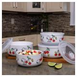 #5 Decorated Food Storage Bowls