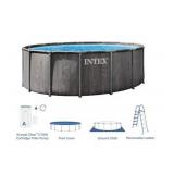 R$589 INTEX Greywood Prism Frame Above Ground Pool