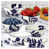 #3 Certified International Blue Arbor Bowl Set