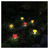 #8Infinity X1 Glass Solar Mushroom Landscape Lig