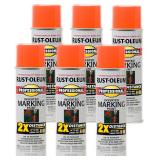 Rust-Oleum 2X Inverted Marking Spray 6 pack