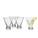 #6 Craft Cocktail Set of 4 Stemless Martini Glasse