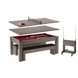 #90R$799 Barrington Billiards Multi-Game Table