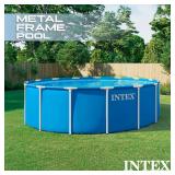 R$474INTEX Metal Frame Above Ground Swimming Pool