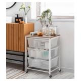#15 Edifice 3-Tier Mesh Basket Cart