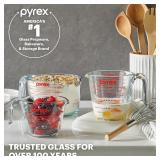 #7 Pyrex Essentials Glass Measuring Cups, 3Piece