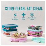 #12 Ello Glass Meal Prep Containers, 10 Piece