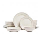 #17 over&back Lake Como 16Pcs Dinnerware Set Ivory