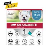 #1O K9 Advantix II - Flea & Tick Treatment, 2-Pack