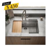 #64 Kohler - Provo 33" Workstation Sink Kit