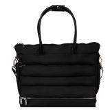 #12.5 iPack Puffy Black Tote