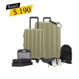 #56 CALPAK - Evry Green Luggage Bundle, 8-Piece